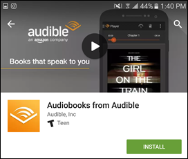 download the audible app on android