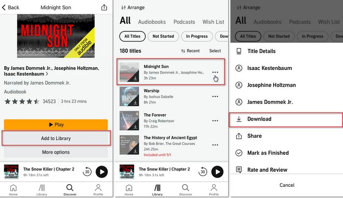 download audible plus audiobooks free