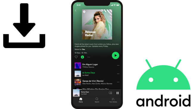 download music from spotify on android