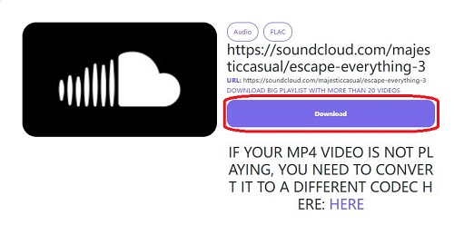 download soundcloud flac files via online converter