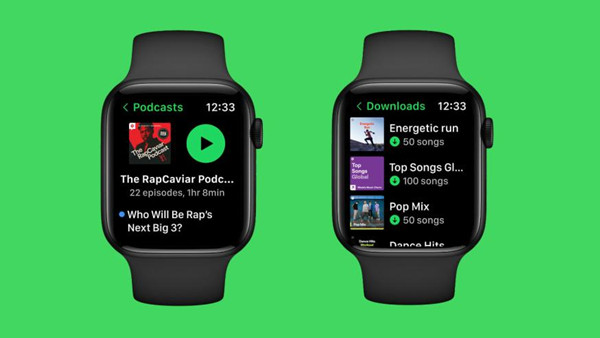 download spotify podcast to apple watch