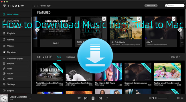 download tidal music to mac
