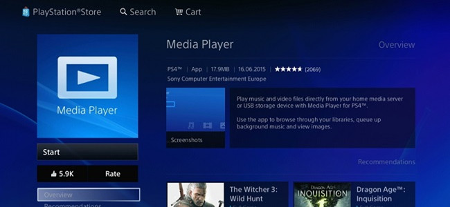 USB Media Player on PS4