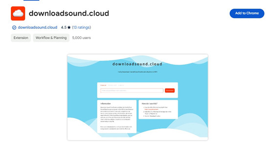 downloadsoundcloud extension