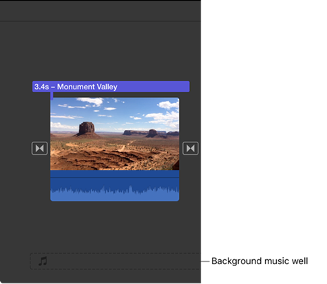 drag sound to imovie