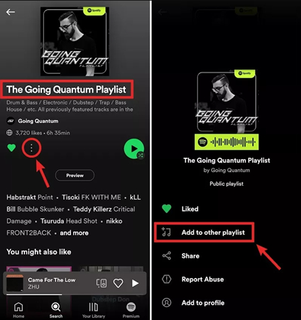 duplicate spoify playlist