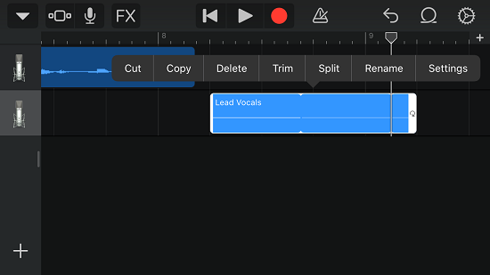 edit ringtone in garageband