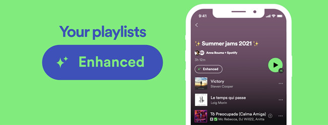 enhance spotify playlist
