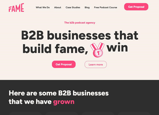 fame so web