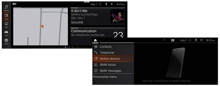 find com in bmw