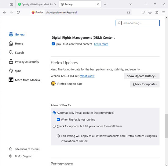 firefox general digital play drm controlled content