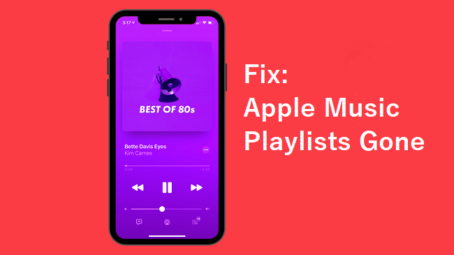 fix apple music playlist gone