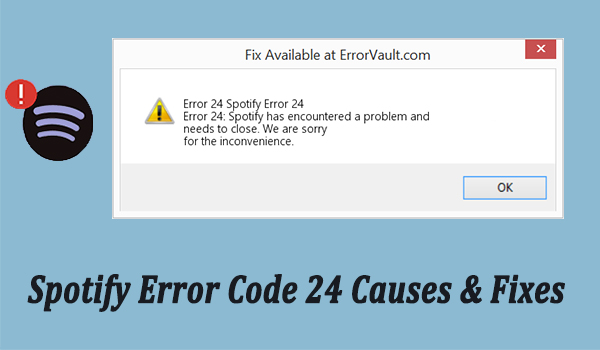 spotify error code 24