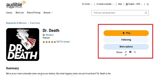 free audible audiobooks via free listens