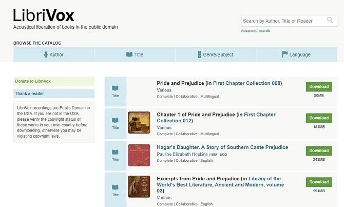 free audiobooks on librivox