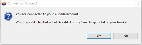 full sync Audible sync in OpenAudible