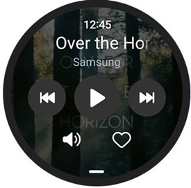 galaxy music control playback