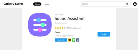galaxy store sound assistant