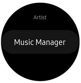 galaxy watch active music manager