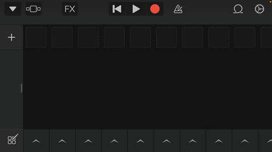 garageband tracks view