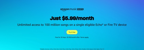 get amazon music unlimited by echo device