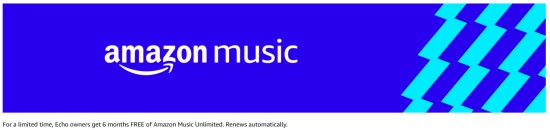 get amazon music unlimited by echo owner