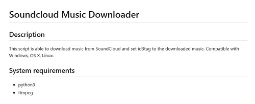 github soundcloud music downloader