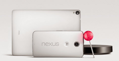 google android lollipop, nexus player and nexus 9