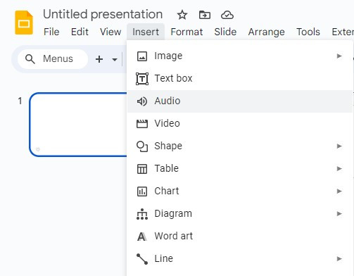 google slide insert text box shape