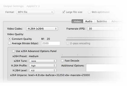 handbrake m4v to mp4 converter