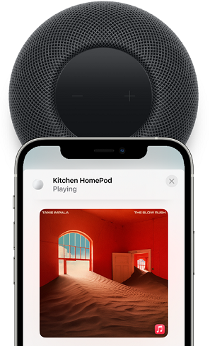 hand off audio to homepod