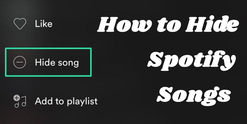 hide spotify songs