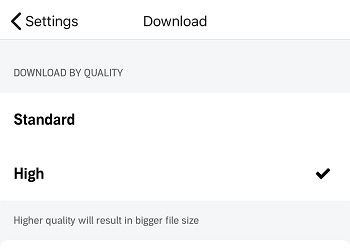 high quality audible download on mobile