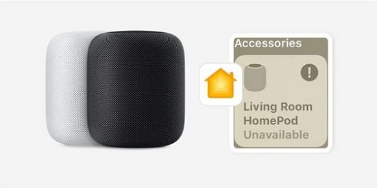 homepod and home app