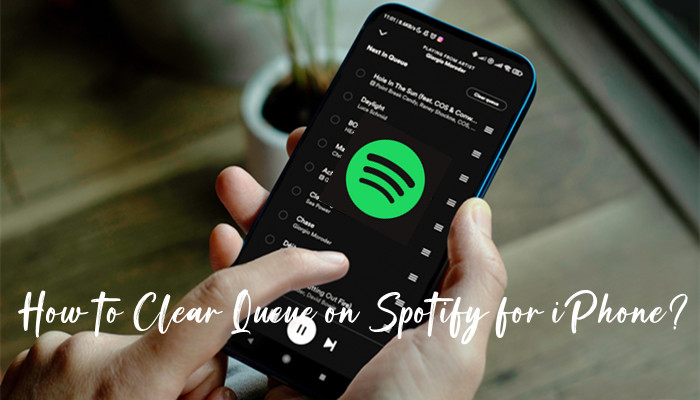 how to clear queue on Spotify for iPhone