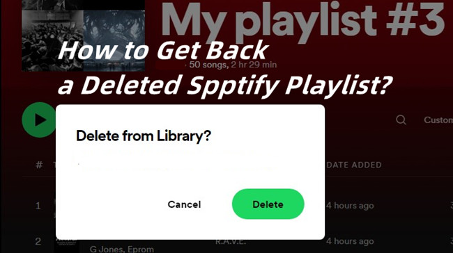 how to get back spotify playlist