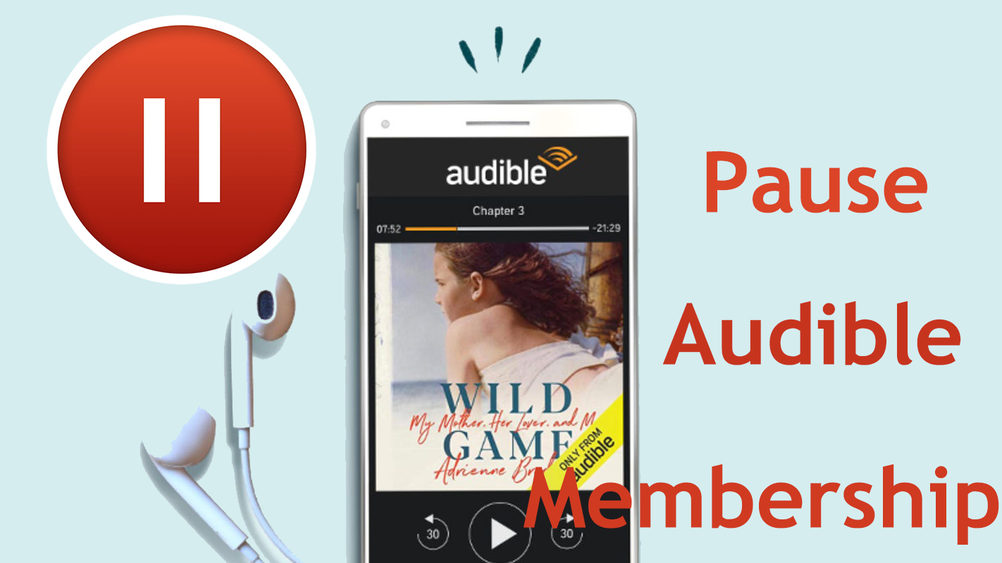 how to pause audible membership