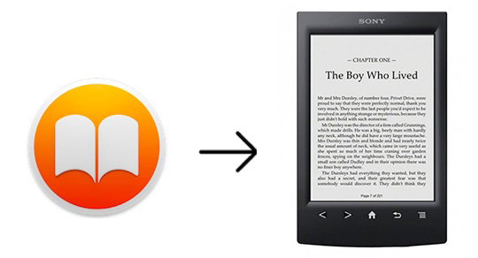 convert ibooks to read on sony ereader