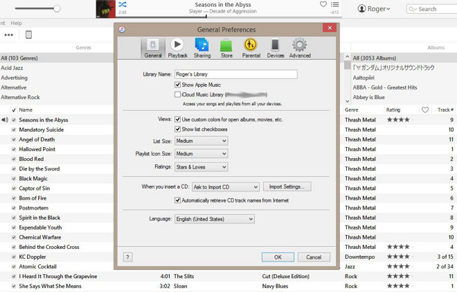 icloud music library