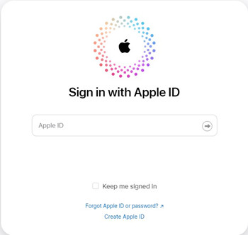 icloud sign in with apple id