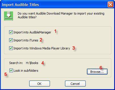 import-audible titles to itunes