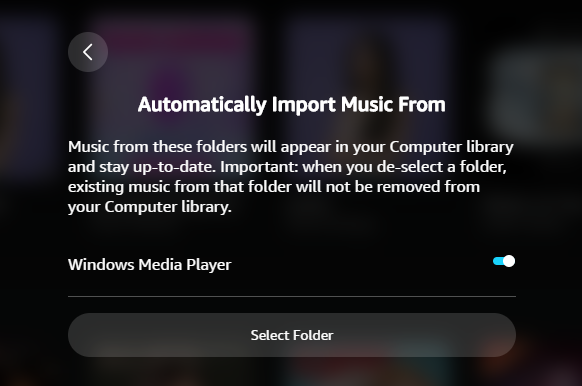 import itunes music to amazon music