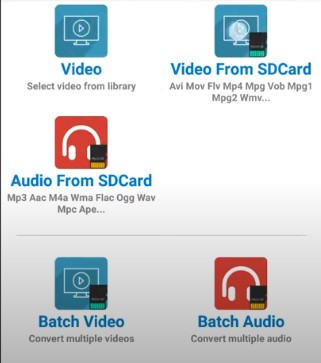 importar videos desde tarjeta sd