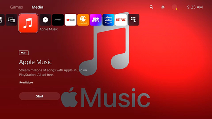 install apple music on ps4