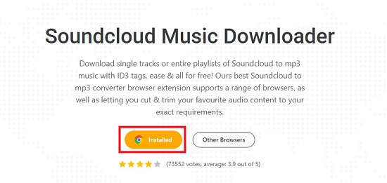 install soundcloud music downloader browser extension