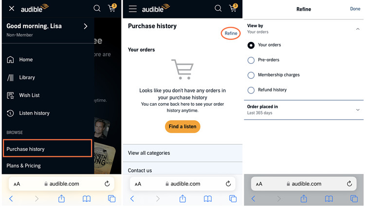 How do i purchase audible books deals