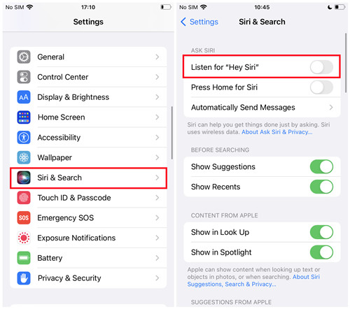 ios listen for hey siri