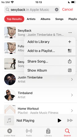 ios music app clean version