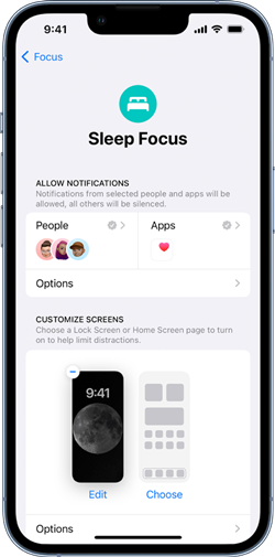 sleep focus