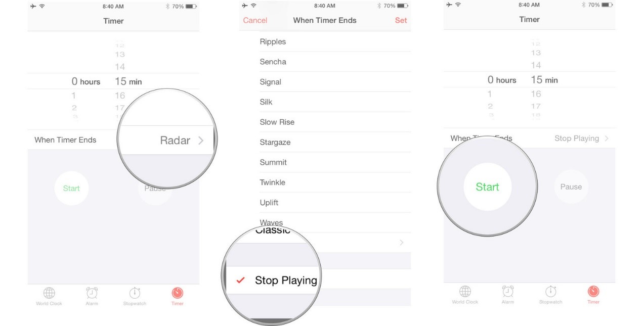 sleep timer